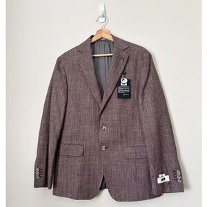 Joseph Abboud Linen Silk Blend Slim Fit Suit Jacket